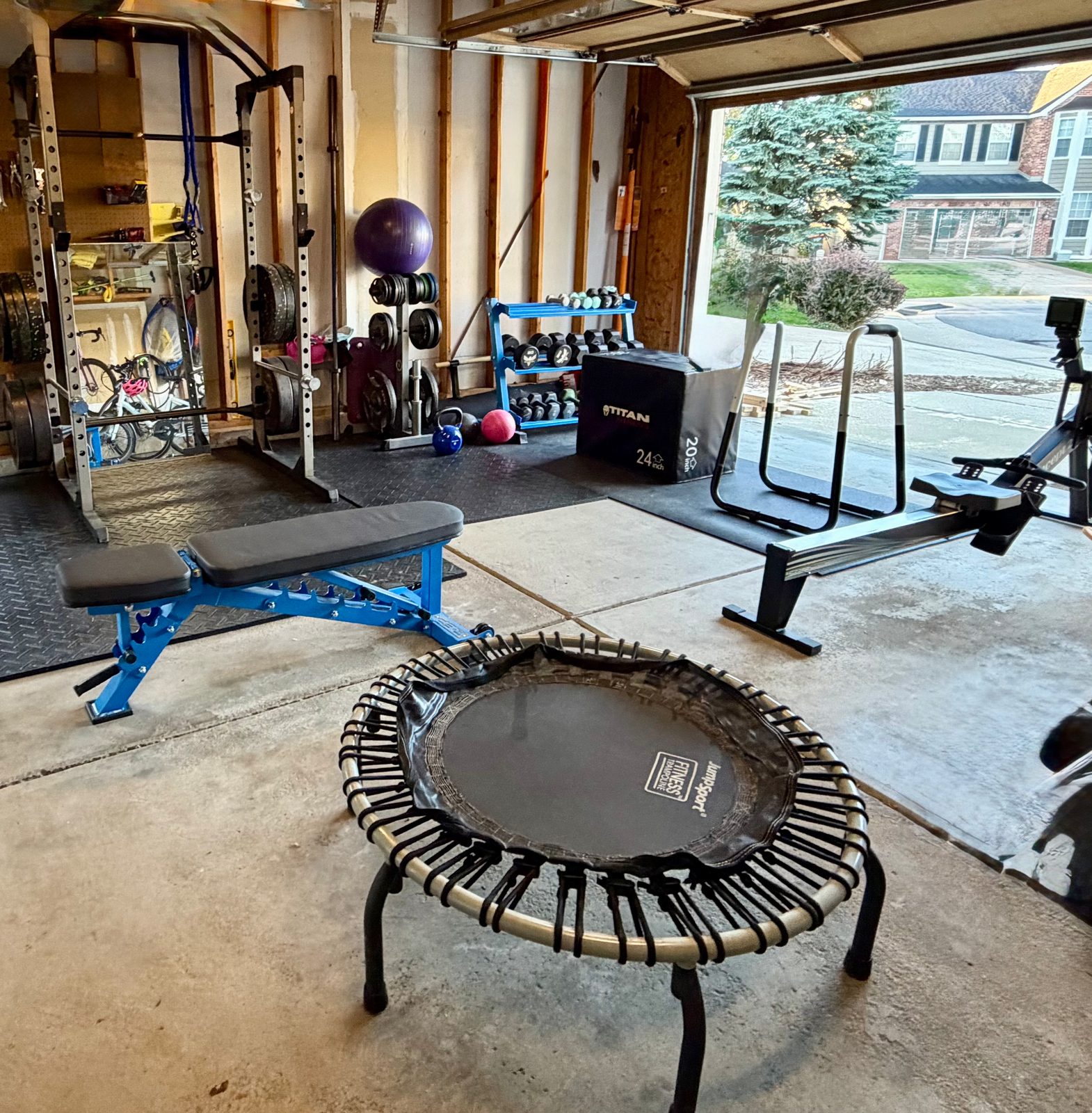 Strong Mamas home garage gym