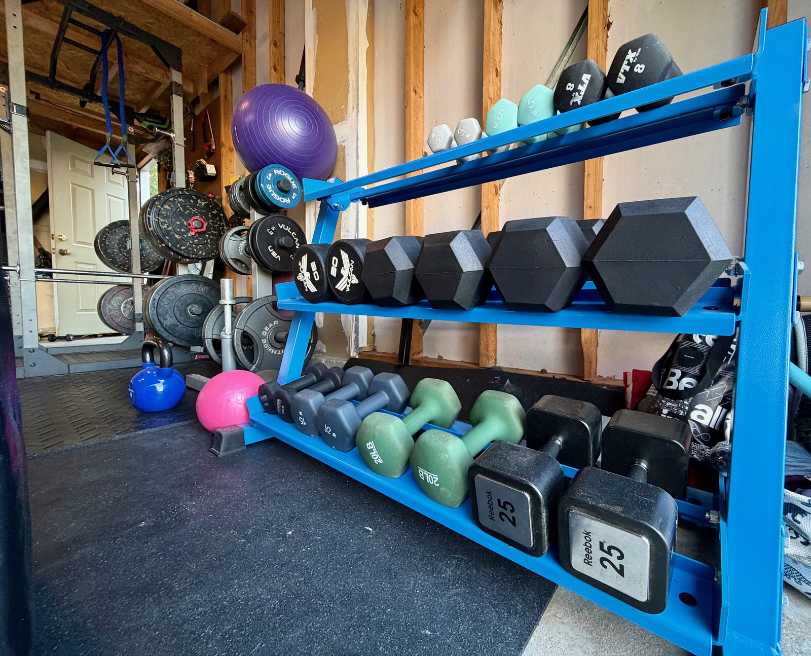 Strong Mamas home garage gym equipment